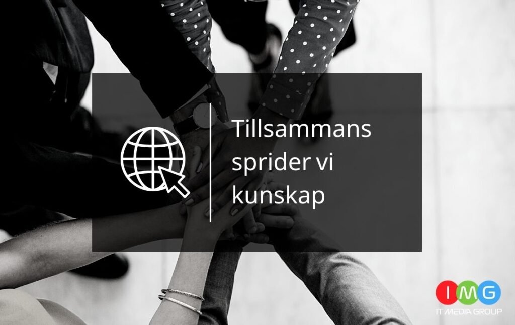 Tillsammans sprider vi kunskap
